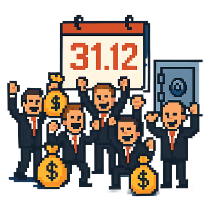 Bänker, die Abzockgeldsäcke halten